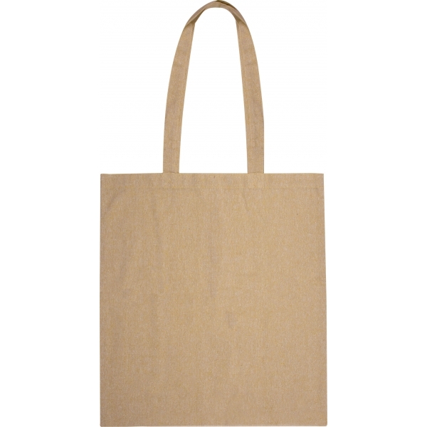 Torba bawełniana z długimi uszami z recyklingu 140 g/m2 CHELMSFORD P089102G biały