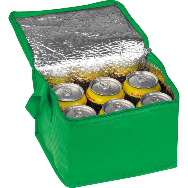 Torba termiczna non woven na 6 puszek 330 ml P084836K zielony
