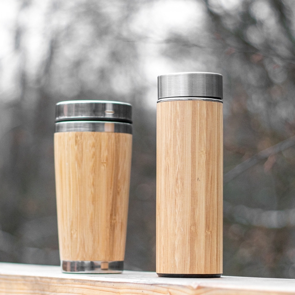 Zestaw kubek termiczny 360 ml i butelka termiczna 450 ml P086887K