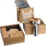 Zestaw lunch box, butelka 500 ml i torba termiczna P087085K