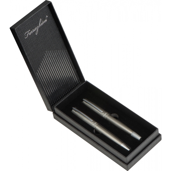 Zestaw piśmienny długopis i pióro kulkowe Ferraghini GERARDO P087358K MC-F24207