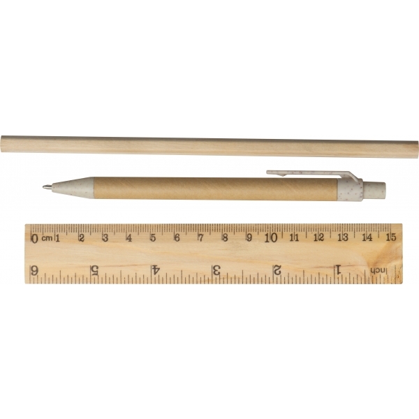 Zestaw piśmienny w piórniku TERESINA P089727G 3 Zestaw piśmienny w piórniku TERESINA P089727G