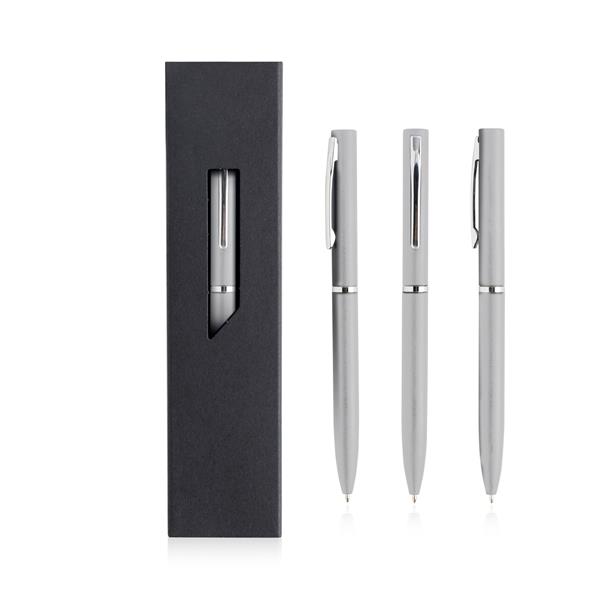 Metalowy długopis w opakowaniu prezentowym / Twistal P092676P light grey