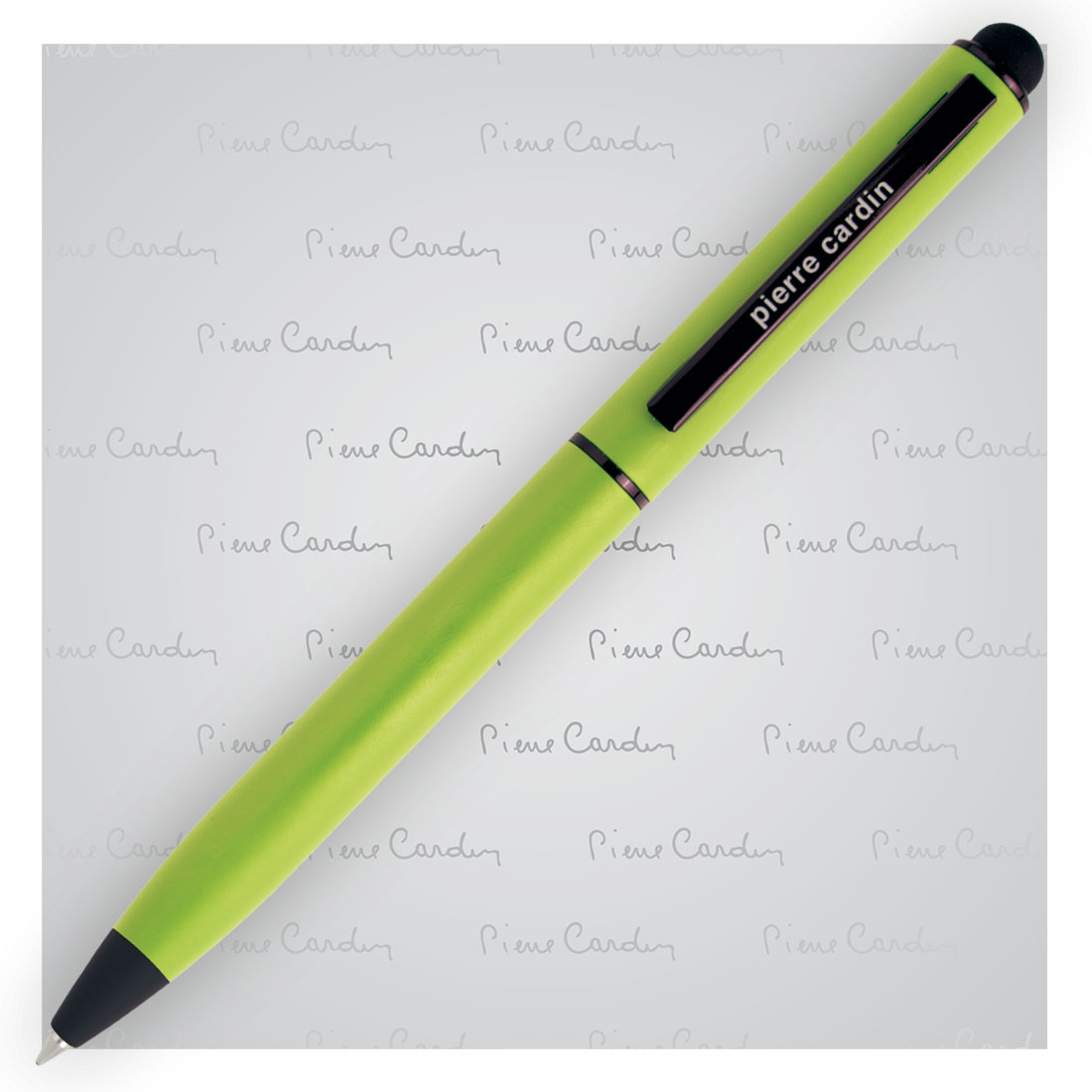 Długopis metalowy touch pen, soft touch CELEBRATION Pierre Cardin P091209P jasnozielony