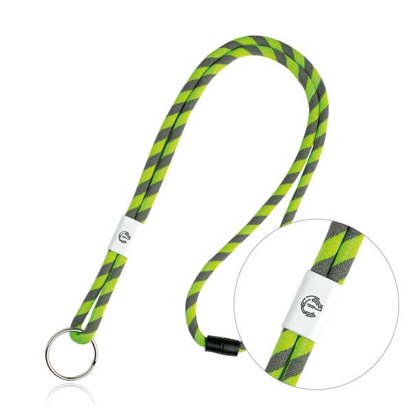 Smycz z kółkiem / Poley P090694P fluorescent green