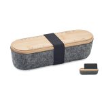 Piórnik filc RPET z pokrywką P053160O