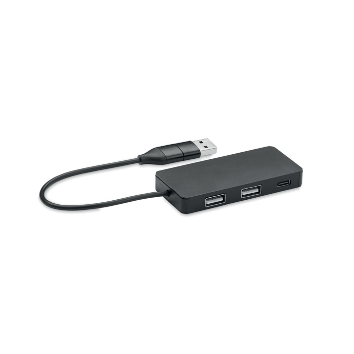 3-portowy hub USB kabel 20cm P053199O MI-MO2142-W
