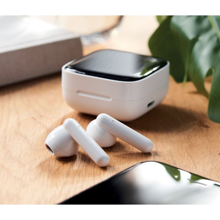 SłuchawkiTWS ładowane solarnie P053254O