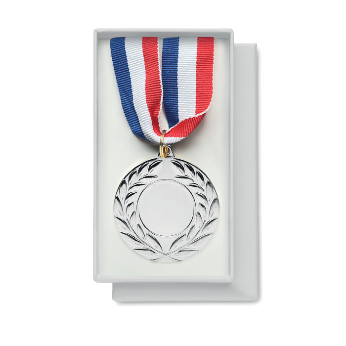 Medal o średnicy 5 cm P053415O srebrny mat