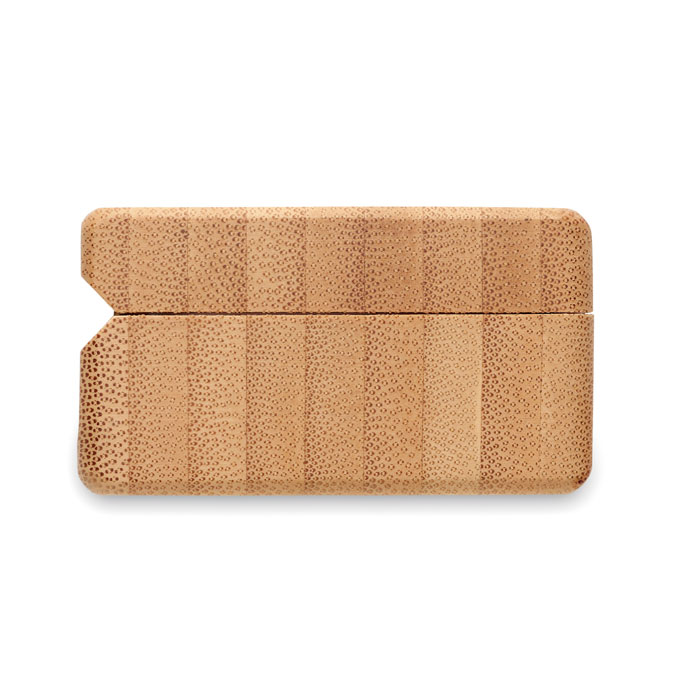 Słuchawki douszne TWS w bambusowym P100733O