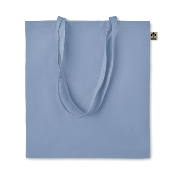 Torba na zakupy z bawełny org. P017541O baby blue