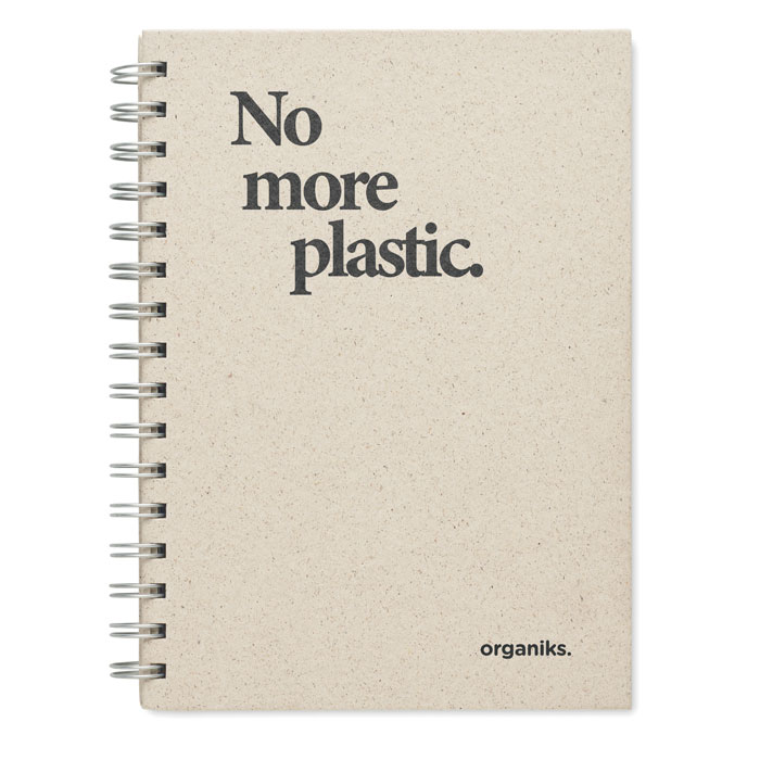 NotesA5 kratkę, papier z trawy P039894O