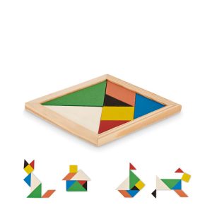 Drewniane puzzle Tangram P045519O MI-MO6693-40