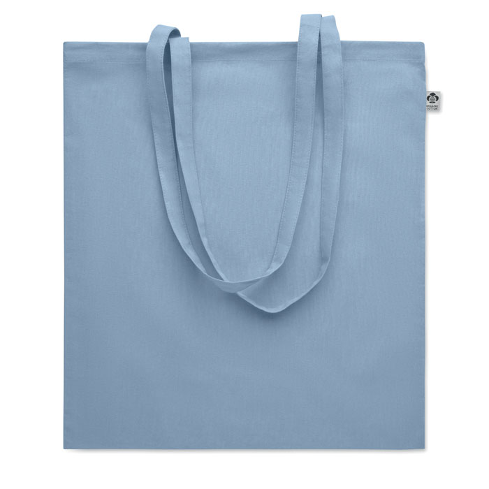 Torba z bawełny organicznej P045567O baby blue Torba z bawełny organicznej P045567O baby blue