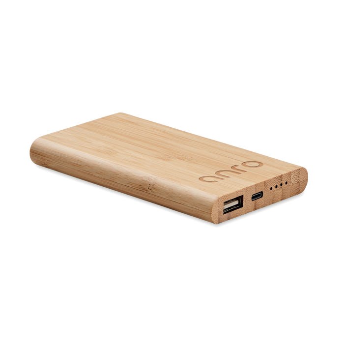 Bambusowy power bank 4000 mAh P045750O