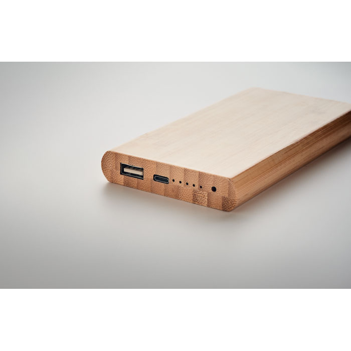 Bambusowy power bank 6000 mAh P045751O