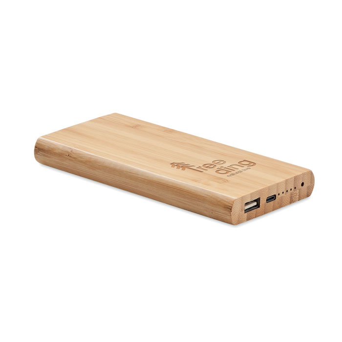 Bambusowy power bank 6000 mAh P045751O