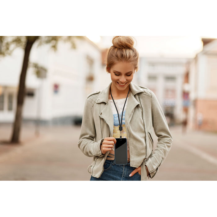 Smycz do telefonu z RPET P049063O