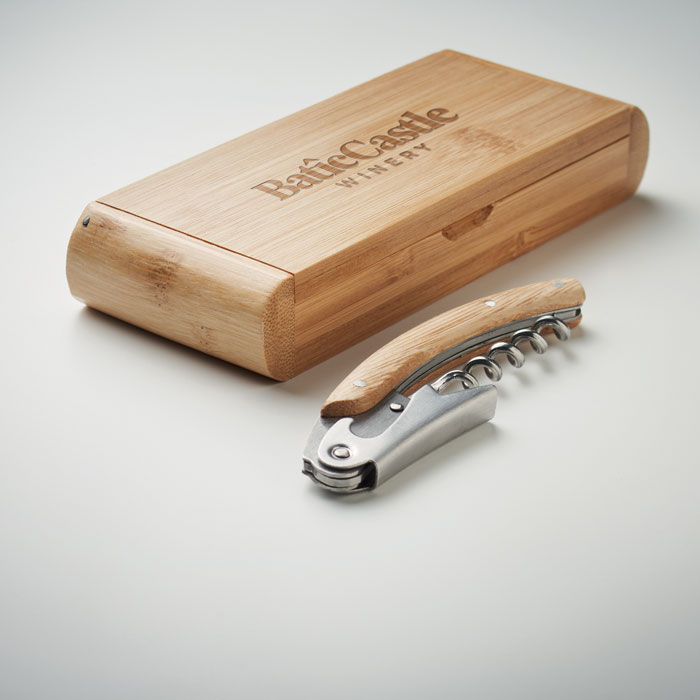 Nóż kelnerski z bambusem P051204O