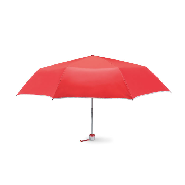 Parasol składany na 3 P017775O czerwony