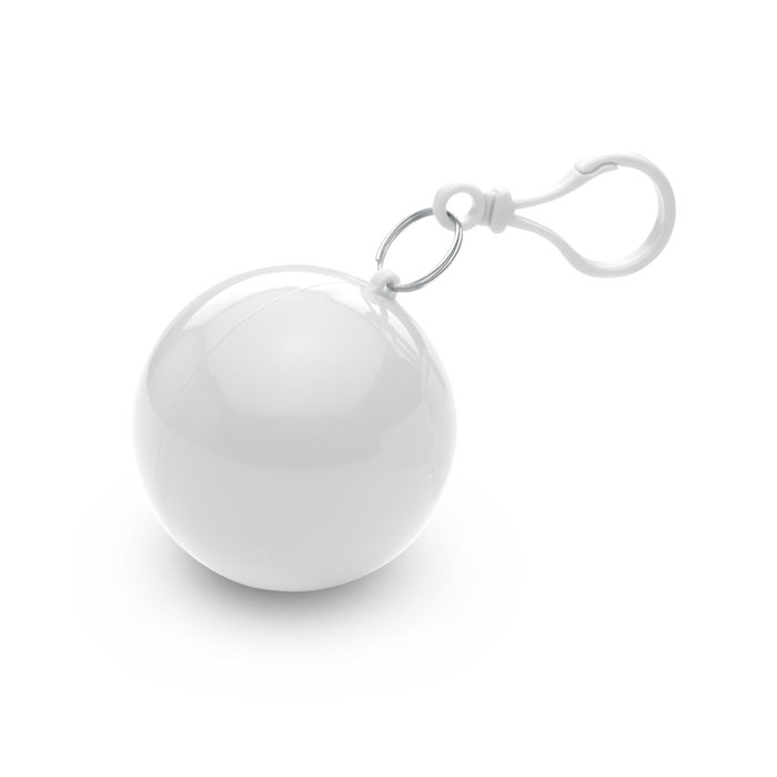 Ponczo przeciwdeszczowe P017851O bialy