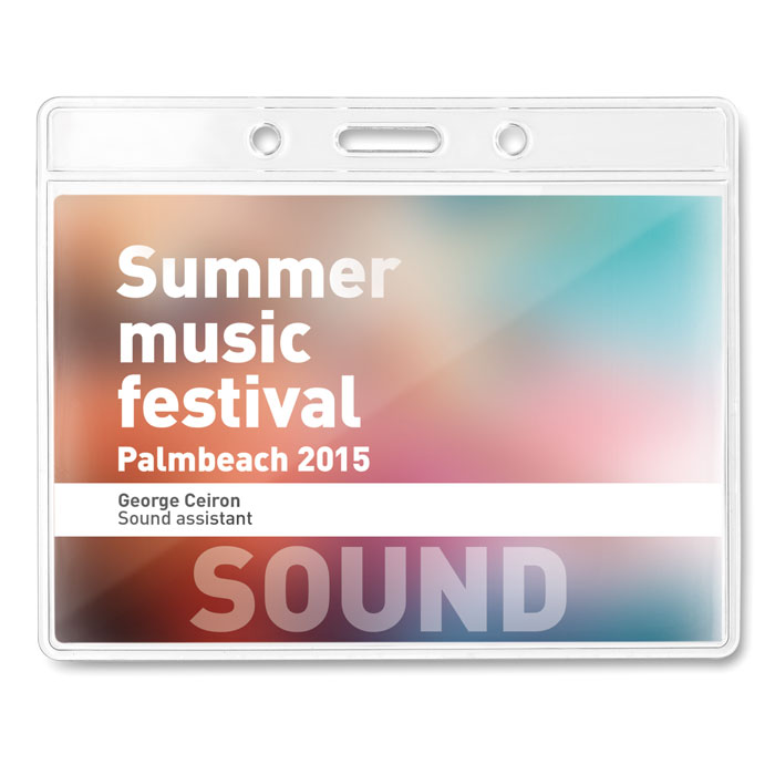 Plakietka przezroczysta P018298O