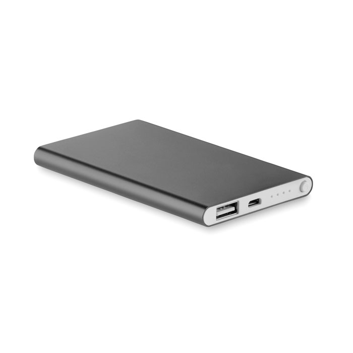 Płaski Powerbank 4000mAh P018401O tytanowy