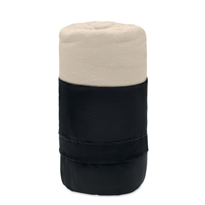 Koc polarowy RPET P020008O bezowy