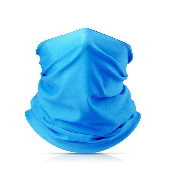 Wielofunkcyjny komin na szyję, poliester i elestan / Fashpoly P090496P tourquise blue