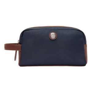 Kosmetyczka Button Navy & Brown P092919P PM-FTC426N