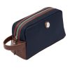 Kosmetyczka Button Navy & Brown P092919P