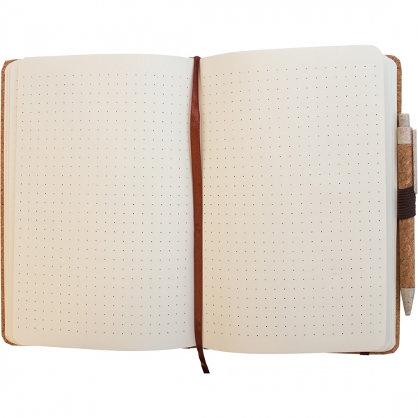 Notes A5 w kropki z długopisem BASTOGNE P089081G