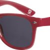 Okulary przeciwsłoneczne RPET ILLINOIS P089818G czerwony