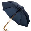Parasol automatyczny z drewnianą rączką P090668P dark blue