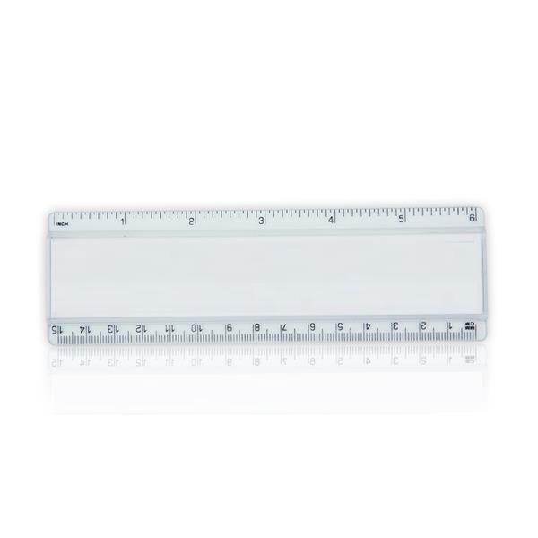 Linijka REG-15 z papierowym wkładem i nadrukowaną skalą, 15cm P093457P PM-IP46000999