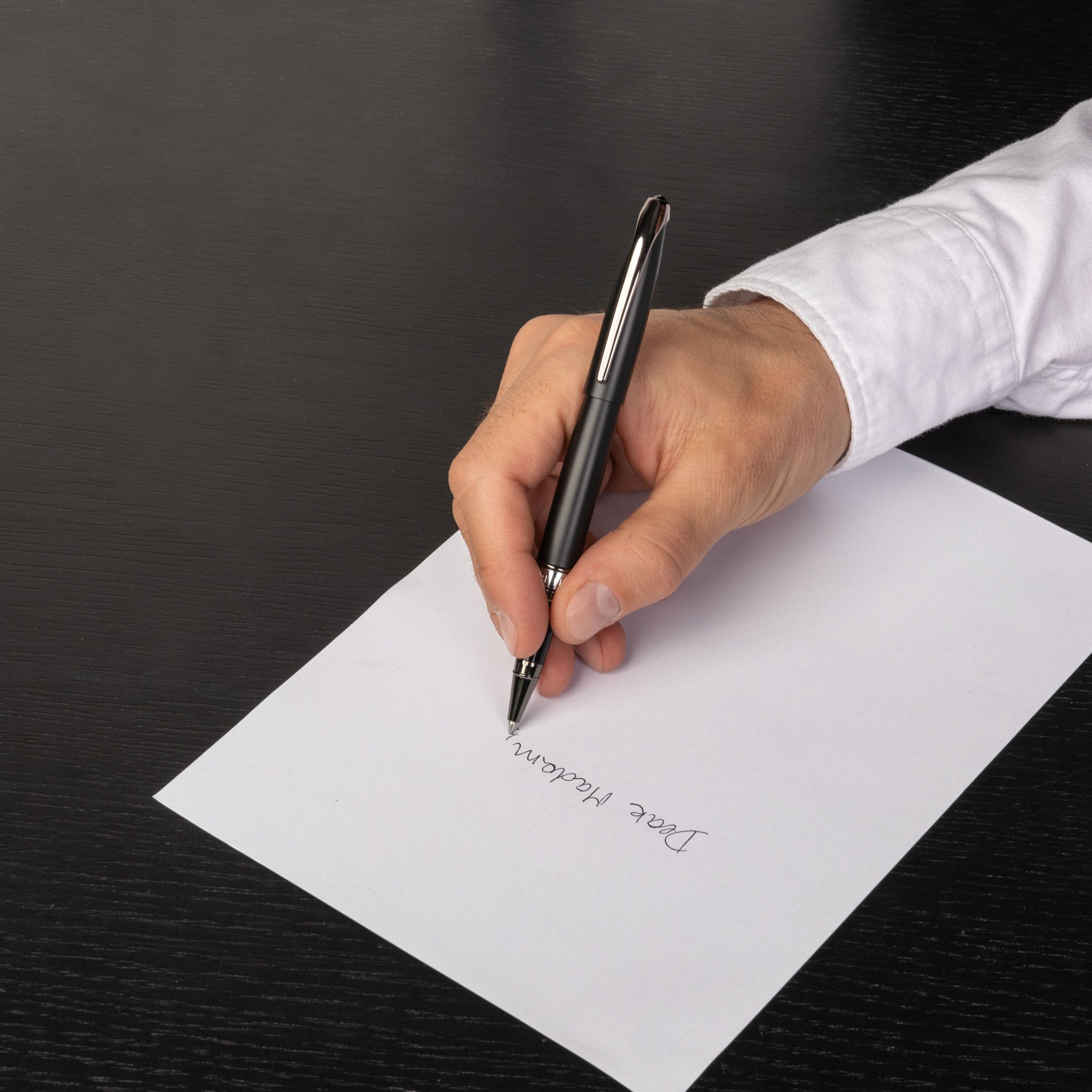 Pióro kulkowe Abbey Matt Black P092411P