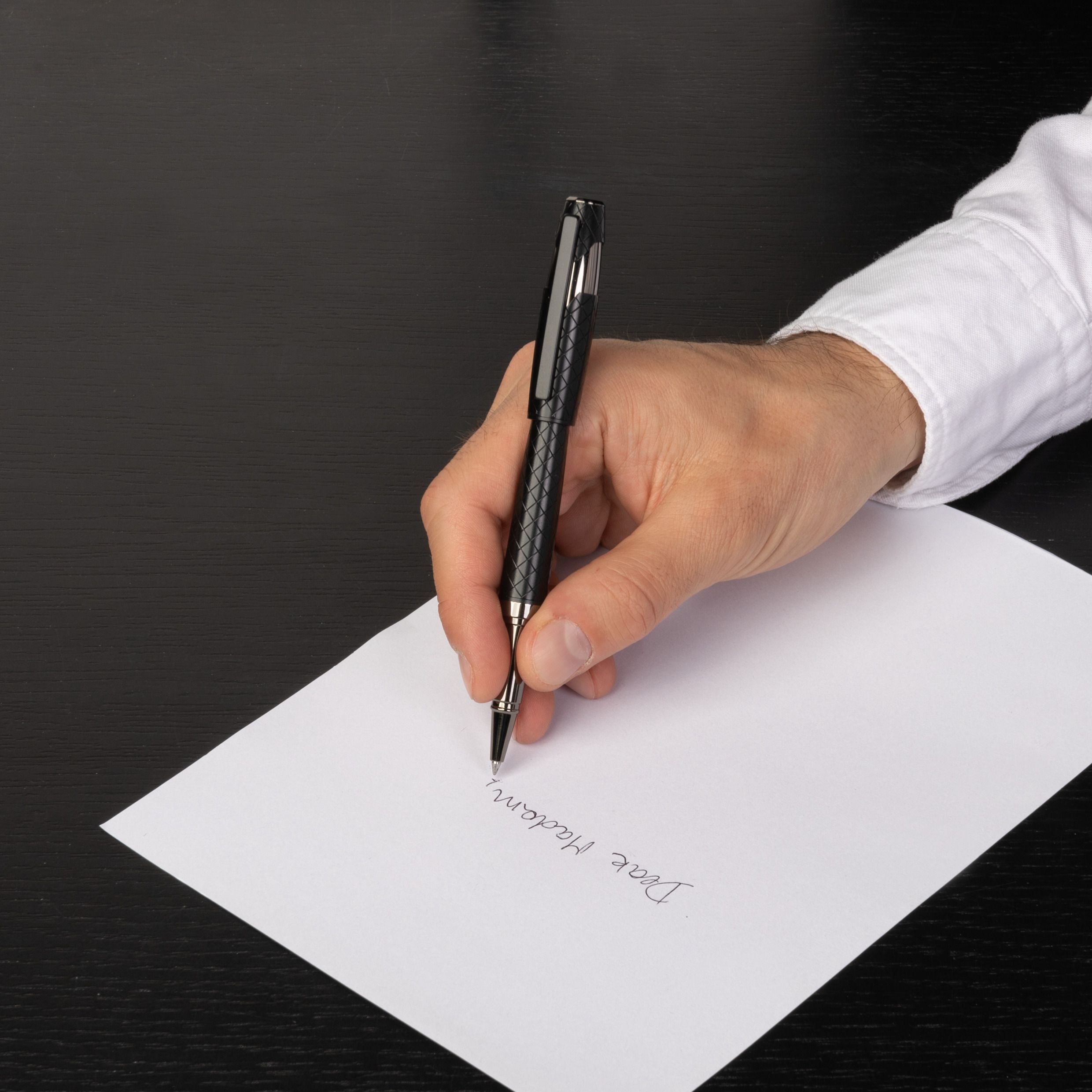 Pióro kulkowe Chevron Black P092241P