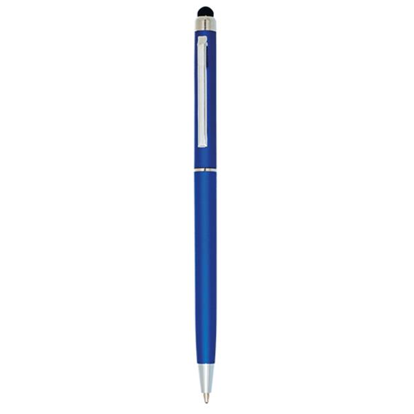 Plastikowy długopis z touchpenem / Bric P090052P royal blue