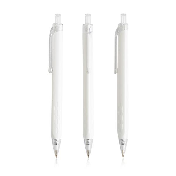 Plastikowy trójkątny długopis / Triplast P093233P PM-IP131592-W