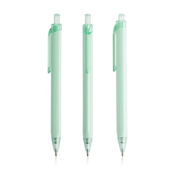 Plastikowy trójkątny długopis / Triplast P093233P mint green