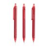 Plastikowy trójkątny długopis / Triplast P093233P dark red