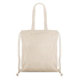 Plecak z recyklingowej bawełny 140 g / RecyPack P091674P PM-IP311175-W