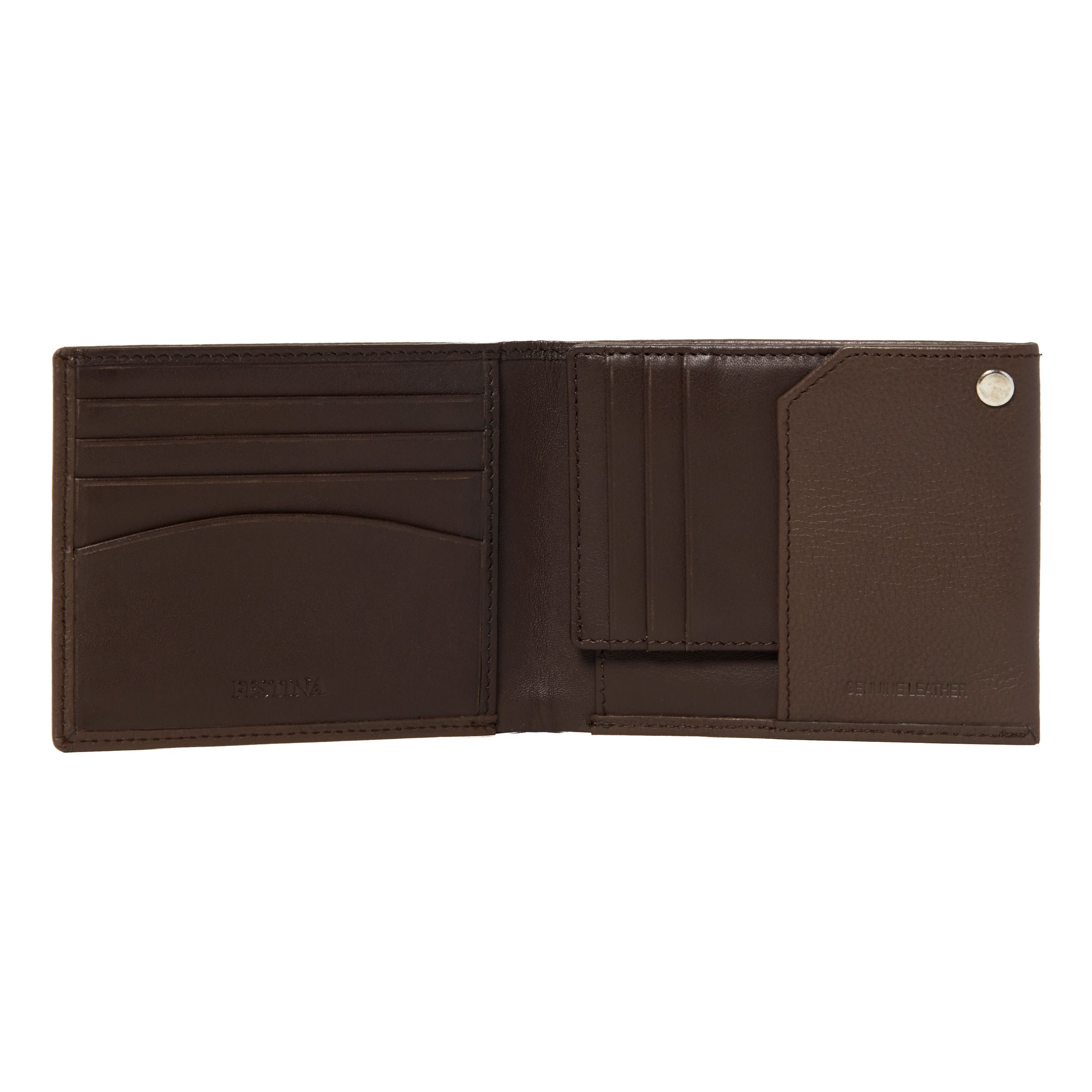 Portfel Button Brown P091888P