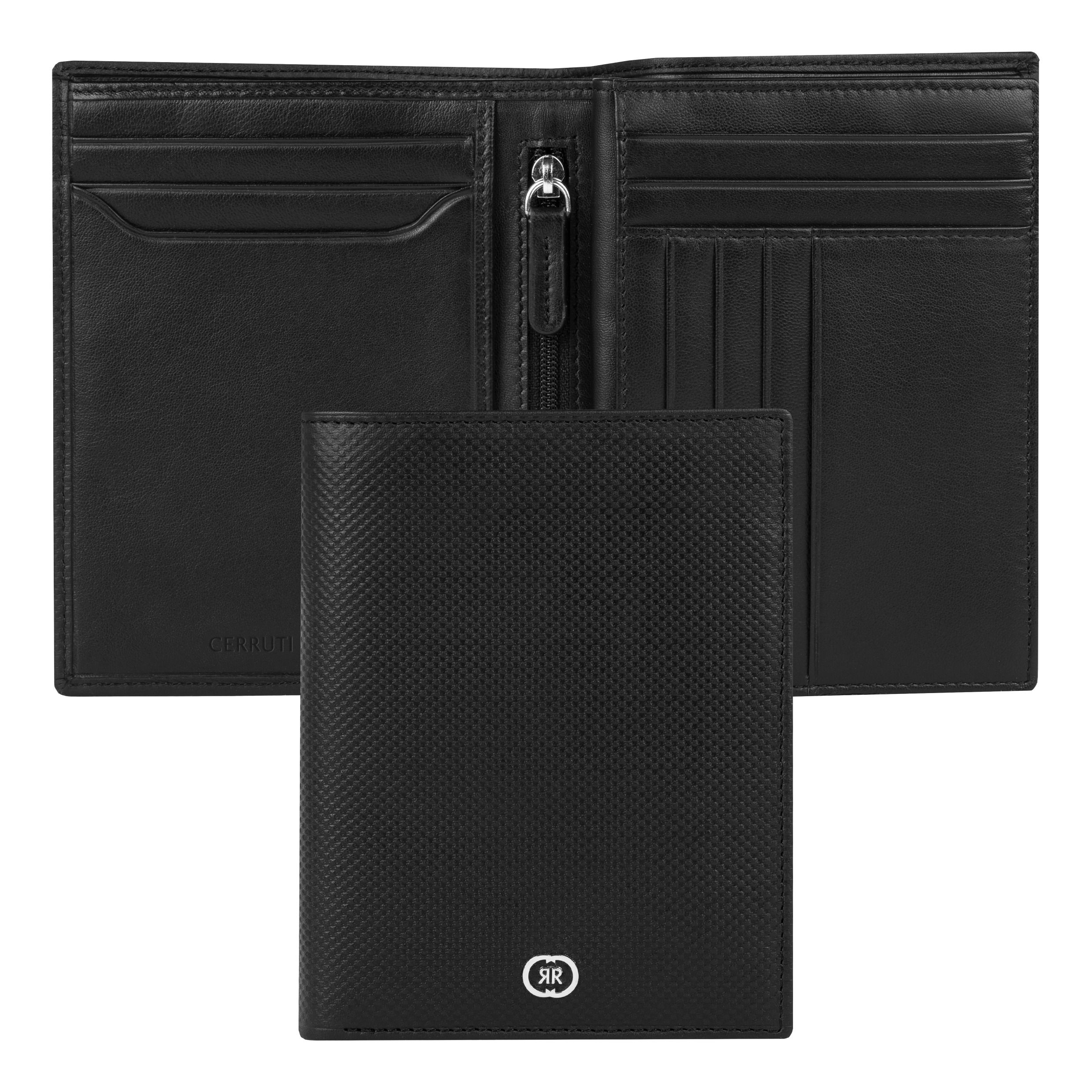 Portfel podróżny Regent Black P092371P PM-NLT329A