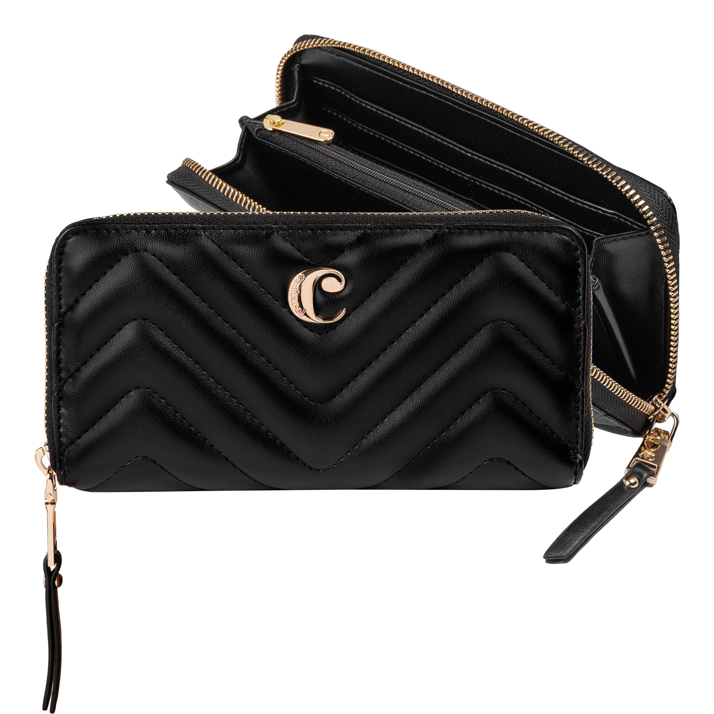 Portmonetka podrózna Odeon Black P091465P PM-CEL220A