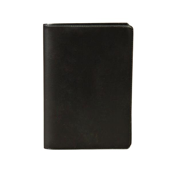 Etui na dokumenty z PCV, 2 przegródki / Holdex P090518P czarny