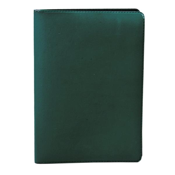 Etui na dokumenty z PCV, 2 przegródki / Holdex P090518P ciemnozielony