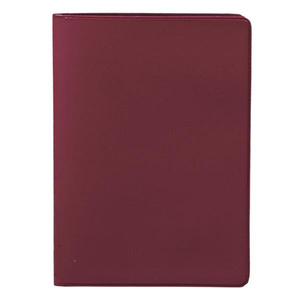 Etui na dokumenty z PCV, 2 przegródki / Holdex P090518P bordowy