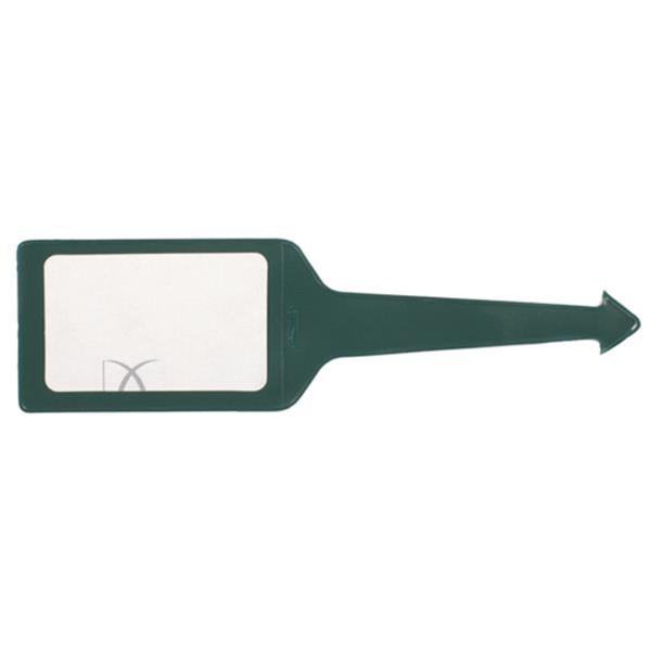 Zawieszka do bagażu z PCV / Wandry P089903P ciemnozielony