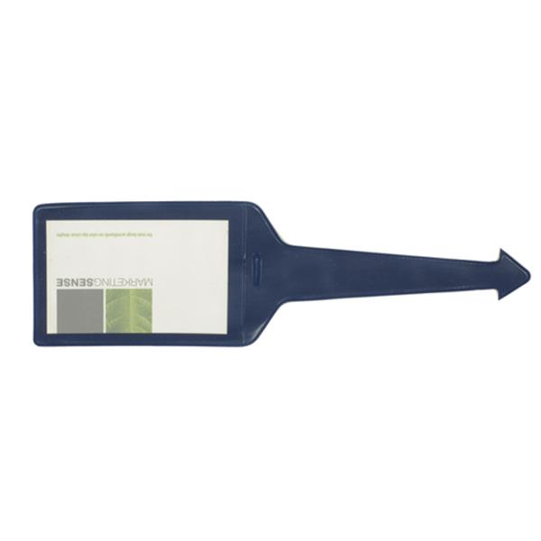 Zawieszka do bagażu z PCV / Wandry P089903P granatowy